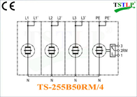 Het Voltagestroompiekbeveiliging van het Iimp50ka Type 1 voor de Voorbijgaande Afschaffing van de Voltageschommeling