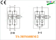 De Stroompiekbeveiliging van het enige Fase80ka Tvss Voltage met Veelvoudig Beschikbaar Voltage