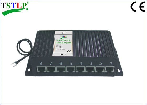 8 de Stroompiekbeveiliging1000mbits/s Cat6 Stroompiekbeveiliging van Ethernet van kanaalhavens